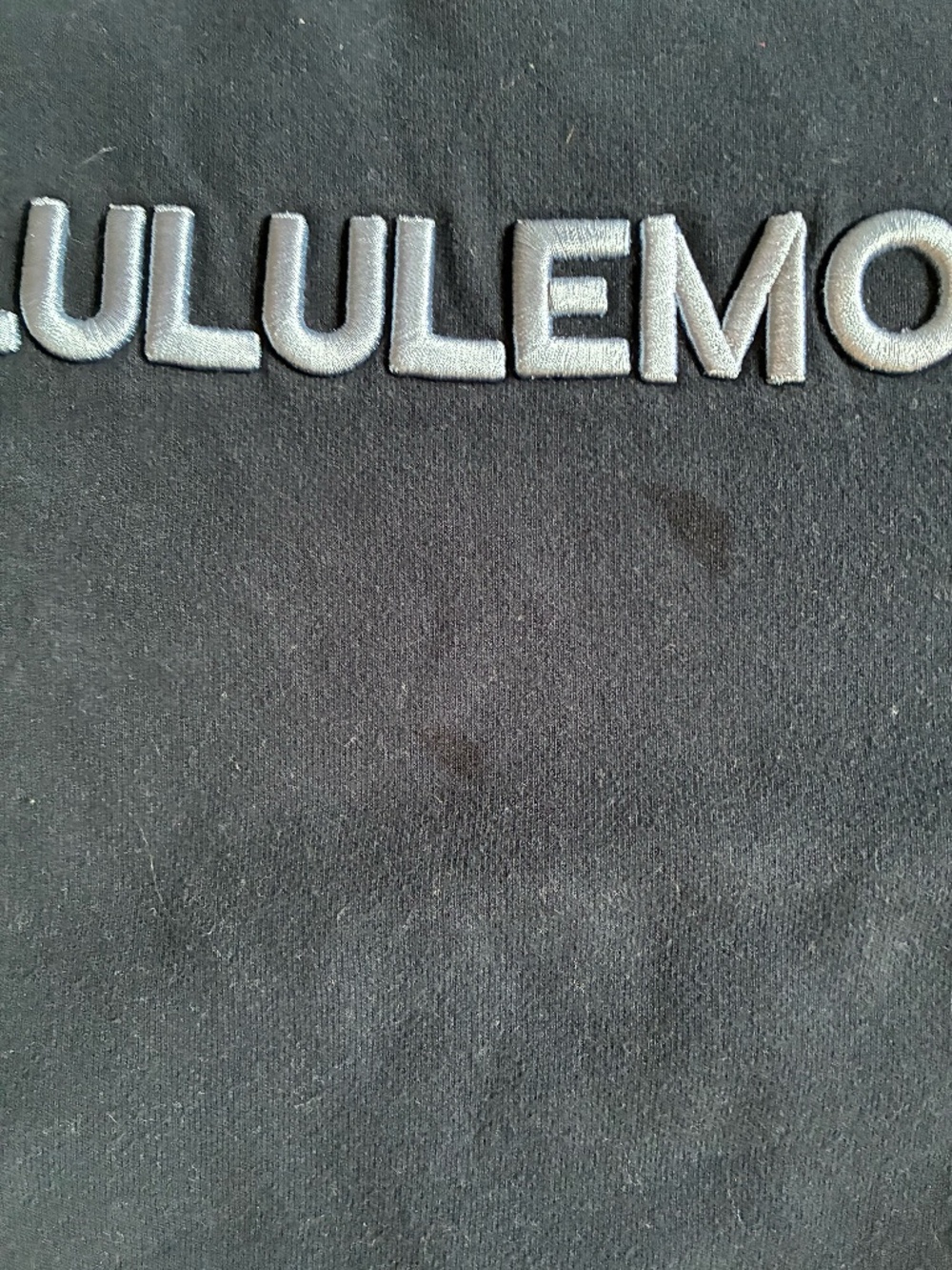 Lululemon Scuba Oversized Pullover Wordmark True Navy Crewneck - Picture 4 of 5